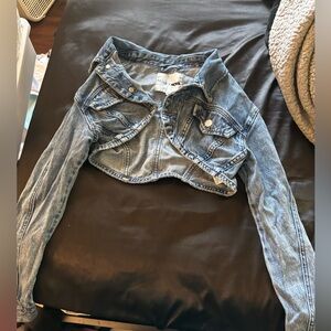 Denim Cropped Jacket Fashion Nova